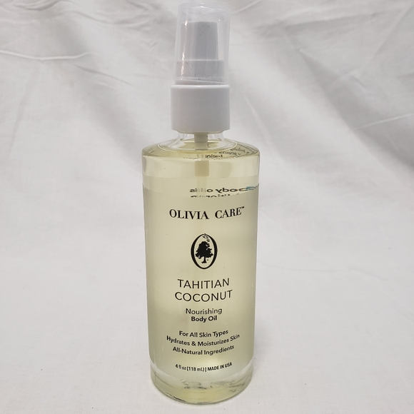 OLIVIA CARE Tahitian Coconut Nourishing Body oil 4 fl oz - Picture 2 of 4